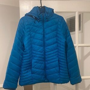 Xersion size Large Hooded Coat good condition